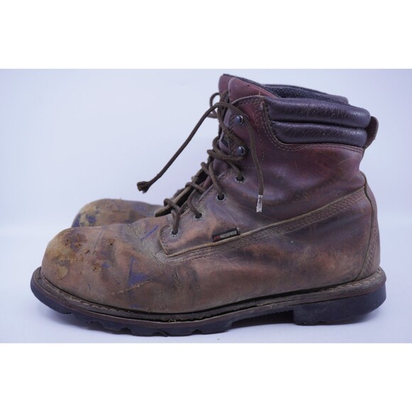 Red Wing 4400 Men’s Sz 11 Logger Brown Leather Steel Toe Utility Work Boot